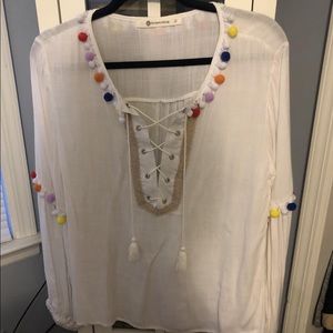 The Impeccable Pig Long Sleeve Pom Shirt